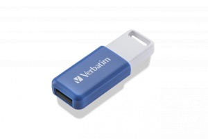 MEMORIE USB VERBATIM DATABAR 64GB USB 2.0 ALBASTRU "49455"