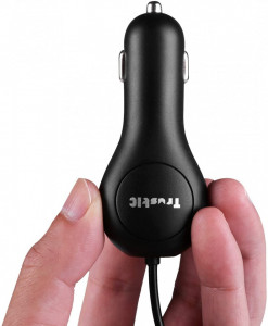 Micro USB autós töltő, 12-24V, 5V, 1000 mAh, TrustIC - Img 7