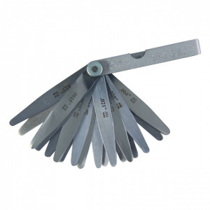 Milliméteres mutató , mérőműszer , 26 lere 0.051 - 0.635mm , Silverline tapintásmérő , Silverline Feeler Gauge