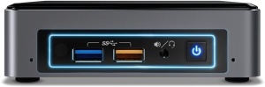 Mini pc - a legkisebb asztali számítógép - Intel Box nuc7i3bnk, i3 7100U, 2.4Ghz, 8gb ddr4, 128Gb M2 Sata, használtan