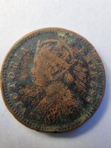 Moneda Coloniala - 1/12 Anna 1892 - India Britanică - Victoria - Img 2