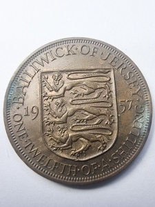 Moneda Jersey - Elisabeth II - 1/12 Shilling 1957