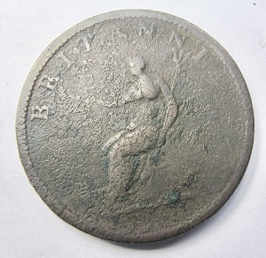 Moneda Regatul Unit - George III - Half Penny 1806 - Img 2
