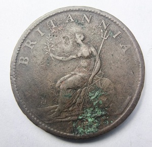 Moneda Regatul Unit - George III - Half Penny 1807 - Img 2