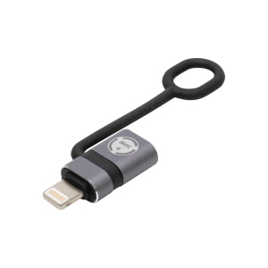 Mufă LIGHTNING - adaptor priză USB-C, metal
