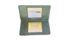 Nintendo DS Lite játékkonzol, USG-001 modell, japán változat, színe: Icy Blue, Bleu, dobozban, minden tartozékkal együtt, A+ állapotú, használt - Img 7