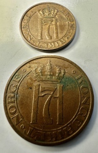 NORVEGIA - HAAKON VII - 1/2 ORE 1935 - Img 2