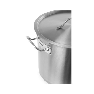 Oala cu capac, 71 Lit, 45 cm diametru x 45 cm inaltime, inox grosime 1 mm, gama Hendi Budget Line, potrivita si pt uz profesional - Img 2