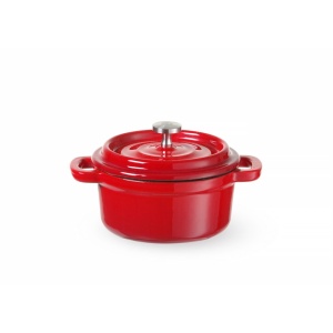 Oala profesionala din fonta emailata Hendi, 0.27 litri, 130x100x(H)48 mm, 270ml