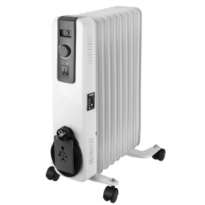 Olajtüzelésű elektromos radiátor, 9 elem, 2000W, 3 fokozat, termosztát, ALB, Neo - Img 11