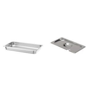 Pachet Tava GN 1/1 65mm 8.6L + Capac GN 1/1 cu fanta