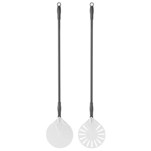 Paleta pentru pizza, rotunda, Aliminiu, dreapta, Hendi, 1200x230 mm - Img 2