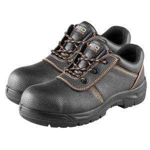 Pantofi din piele S1 SRC cu varf de otel, marimea 46