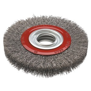 Perie conica 125x20mm , sarma inox ondulata