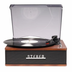 Pick-up vinil tip retro cu boxe incorporate, amplificare incorporata, bluetooth, Denver VPB-262 - Img 17