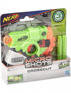 Pistol jucarie copii, Blaster Hasbro Nerf MicroShots Zombie Strike Crosscut - Img 2