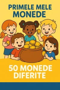 Primele Mele Monede – Set Educativ cu 50 de Monede Diferite - Img 2