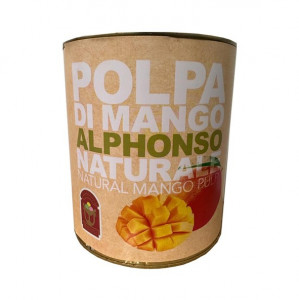 Pulpa de mango 100% natural pentru inghetata artizanala, smoothie, prajituri, 3.1Kg, Galatea