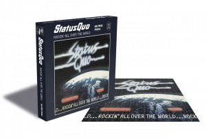 Puzzle 500 piese, formatie rock album Status Quo, Richter Scale 7-5, Rock Saws, Zee - Img 1