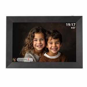 Ramă Foto Digitală Wi-Fi Denver PFF-1012BMK3, Ecran Tactil 10.1" HD IPS, Software Frameo, 16 GB Stocare, Transfer Poze și Video, Slot MicroSD, Black - Img 6