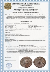 - RARA - POSTUMUS ( 268 AD ) - GALLIC EMPIRE - Img 3
