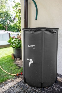 Recipient pliabil pentru depozitare/recuperare apa ploaie, camping, 250L, PVC, robinet, Neo - Img 6