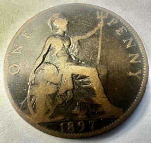 REGATUL UNIT - VICTORIA - ONE PENNY 1897 - Img 2