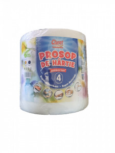 Rola prosoape de hartie profesionale absorbante laminate, rezistente, 160 foi, 4 straturi, 100% celuloza, Royal - Img 3