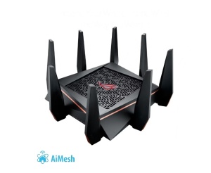 Router WI-FI profesional pentru GAMING, Asus ROG Rapture GT-AC5300, Tri-Band, Gigabit, AiMesh,WANx1, 3G-4G backup, Link aggregation, USB 3.0, Game Boost, second hand - Img 5