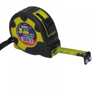 Ruleta 5m/19mm dublu stop cu magnet, blister