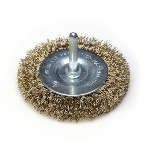 Sárgaréz drótkefe 100mm csavarral