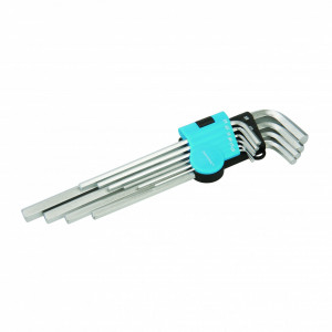 Set 10 chei tip HEX, marimi imperiale, 1/16", 1/20", 5/64", 1/8", 5/32", 3/16", 7/32", 1/4", 5/16" & 3/8", Silverline - Img 3