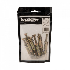 Set 10 holsuruburi fixare beton , otel tratat zincat, piulita M6 x 70mm, Fixman - Img 3