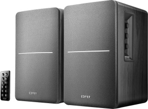 Set 2 boxe active pentru PC, muzica ambientala, camera copii, 42W, telecomanda, sunet HI-FI, incinte lemn NEGRU, bluetooth, Edifier R1280DB - Img 4