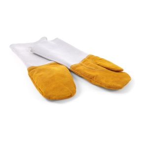 Set 2 manusi din piele pentru cuptor cu protectie pana la 250 gr C, lungime 460 mm, Hendi - Img 2