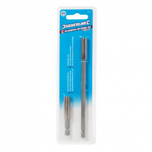 Set 2 prelungitoare biti , 60, 150mm, magnetice, Silverline - Img 2