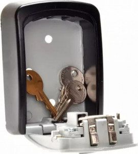Set 4 cutii cu cifru pentru Chei Master Lock 5401EURD, cifru mecanic, 115 x 85 mm , metal - Img 7
