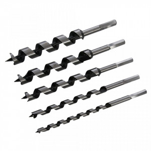 Set 5 burghie lemn, 10, 13, 19, 22, 25mm, Silverline - Img 2