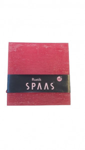 Set 6 lumanari profesionale, 6 x 900gr, rosu, 10.2 x 10 x 10cm, ardere 65 ore/lumanare, SPAAS - Img 2