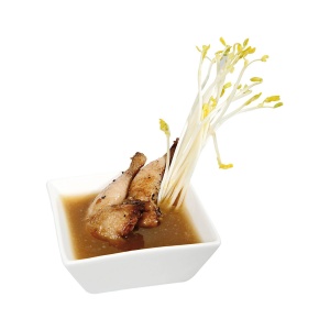Set 6 vase aperitive / tapas 80x80x35 mm, portelan super-rezistent, Hendi Cuadrado - Img 2