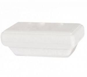 Set 60 cutii coeficienta termorezistenta mare, PSE gros cu capac si folie OPP, 500gr, 60buc - Img 3