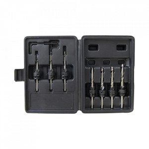 Set 7 piese burghie mobila,3, 3.5, 4, 4.5, 5, 5.5, 6mm, Silverline - Img 3