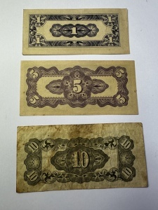 Set Bancnote - Malaya - Ocupatie Japoneza - 1/510 Cents 1942 - Img 2