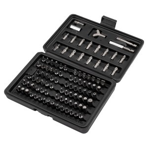 Set de biti 25 mm, cu suport magnetic 60 mm, 100 buc.