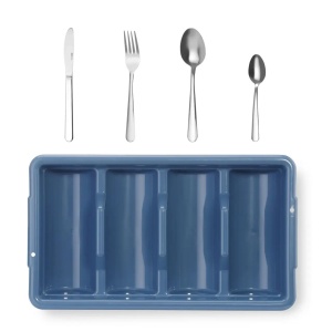 Set de tacâmuri cu tavă, HENDI, albastru, 525x300x(Î)95mm, dreptunghiular - Img 2