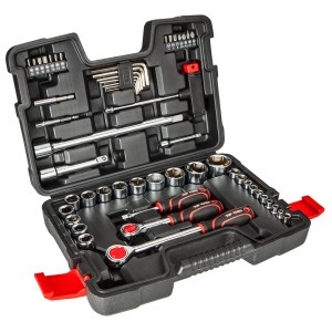 Set tubulare, 53 piese, 1/4”, 1/2”