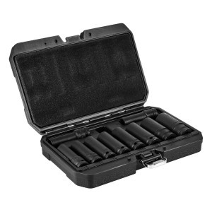 Set tubulare impact 1/2" lungi, 10 buc (10, 12, 13, 14, 15, 17, 19, 21, 22, 24mm) CR-MO