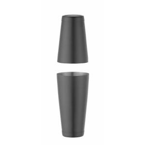 Shaker Tin-on-Tin Boston, negru, Bar up, 0,8L, ø90x(H)303mm - Img 2