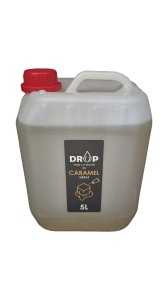 Sirop premium foarte concentrat pentru cafea, prajituri, cocktail, inghetata, pachet economic XXL, 5L, aroma de caramel sarat, Drop