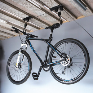 Sistem depozitare bicicleta pe tavan, 20Kg, Silverline - Img 4